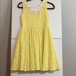 Yellow monsoon dress